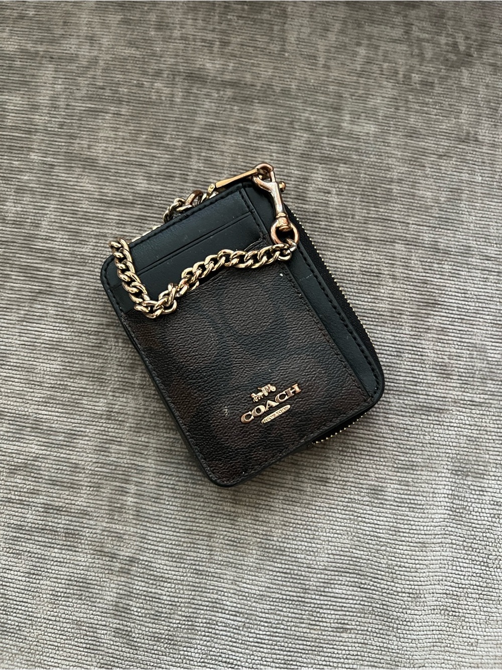 Coach zip wallet